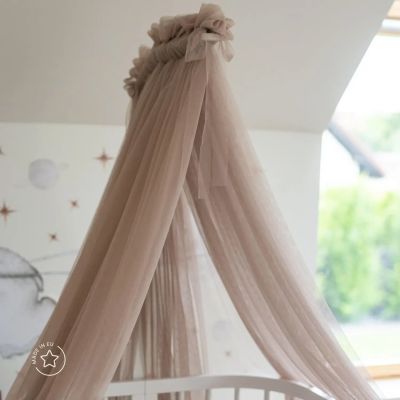 Waldin Tule Sluier - Beige Waldin Tule Sluier - Beige