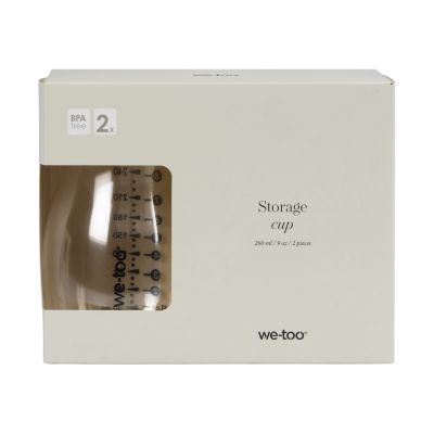 We-Too Opbergbakje Oatmeal 260 ml 2-Pack We-Too Opbergbakje Oatmeal 260 ml 2-Pack