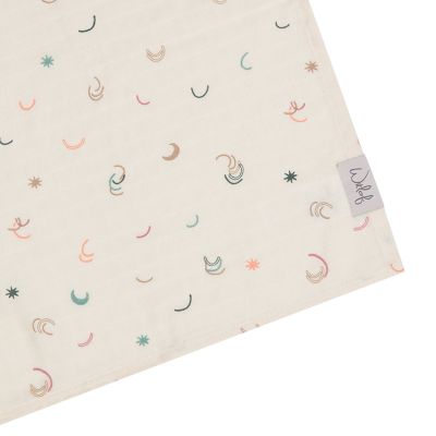 Witlof For Kids Multidoek Hydrofiel XL Magical Days 110 x 110 cm Witlof For Kids Multidoek Hydrofiel XL Magical Days 110 x 110 cm