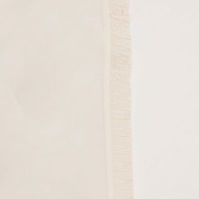 Witlof For Kids Wieglaken Tuck-Inn Ruffle Off White 40 x 80 cm Witlof For Kids Wieglaken Tuck-Inn Ruffle Off White 40 x 80 cm