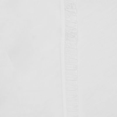 Witlof For Kids Ledikantlaken Tuck-Inn Ruffle Wit 60 x 120 cm Witlof For Kids Ledikantlaken Tuck-Inn Ruffle Wit 60 x 120 cm