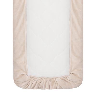 Witlof For Kids Ledikantdeken Tuck-Inn Soft Sand Velvet Rib 60 x 120 cm Witlof For Kids Ledikantdeken Tuck-Inn Soft Sand Velvet Rib 60 x 120 cm