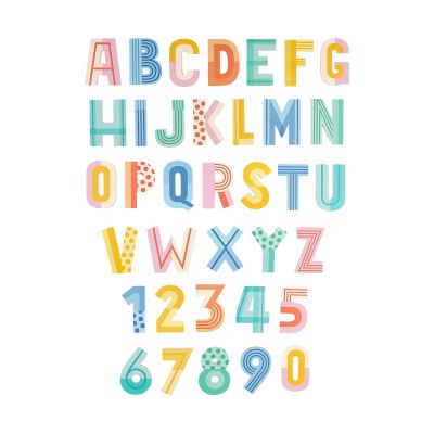 A Little Lovely Company Foam Badletters