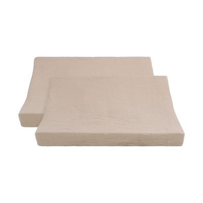 Baby's Only Aankleedkussenhoes - Tender - 2-pack - Beige Baby's Only Aankleedkussenhoes - Tender - 2-pack - Beige