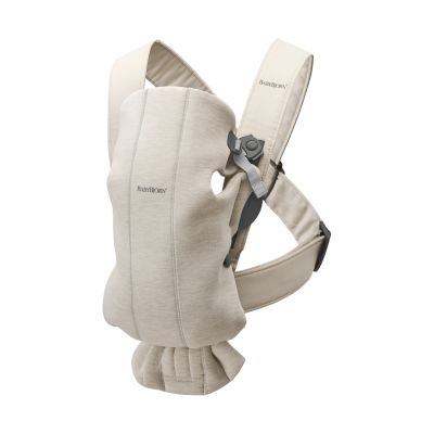 BabyBjörn Mini Draagzak - 3D-Jersey - Lichtbeige