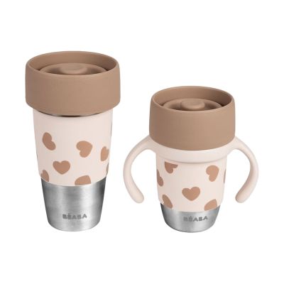 Béaba Mini &amp; Me RVS Bekerset - Roze