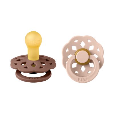 BiBs Boheme Fopspeen - Rond - 2 Stuks