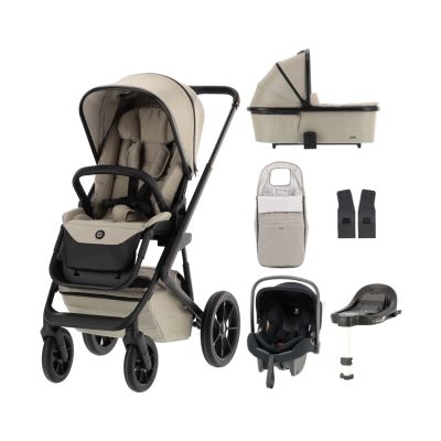 Qute Q-Rider Plus Kinderwagen | Kidsriver Curve Autostoel | Isofix Base