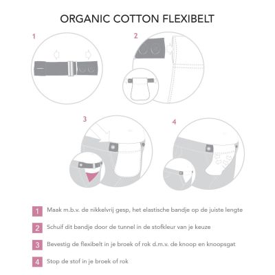 Carriwell Flexibelt Broekverbreder Biokatoen Carriwell Flexibelt Broekverbreder Biokatoen