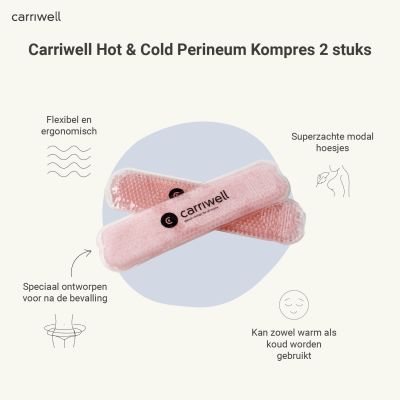 Carriwell Warm/Koud Perineumcompres - 2 Stuks