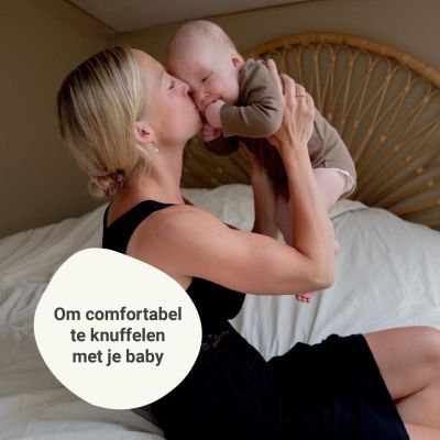 Carriwell Zwangerschapsnachthemd Zwart M Carriwell Zwangerschapsnachthemd Zwart M