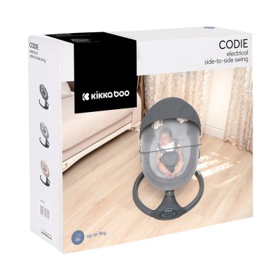 Kikkaboo Codie Electrische Schommelstoel - Beige Kikkaboo Codie Electrische Schommelstoel - Beige