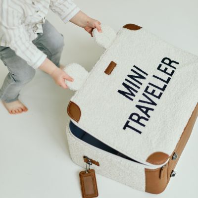 Childhome Teddy Mini Traveller Kinder Koffer - Offwhite Childhome Teddy Mini Traveller Kinder Koffer - Offwhite