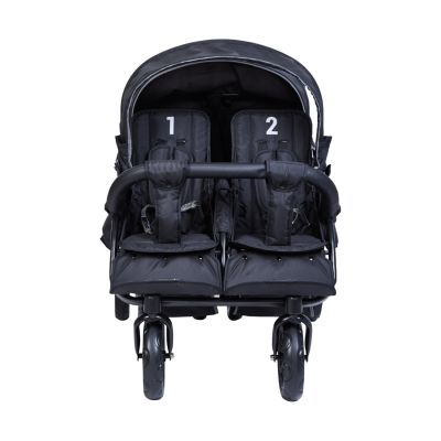 Childhome Sixseater Autobrake Meerlingwagen - Zwart