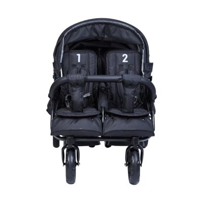 Childhome Sixseater Autobrake Meerlingwagen - Zwart