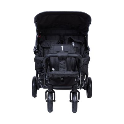 Childhome Triplet Meerlingwagen - Zwart Childhome Triplet Meerlingwagen - Zwart