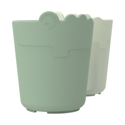 Done by Deer Croco Mini Mok Green 2 Stuks Done by Deer Croco Mini Mok Green 2 Stuks