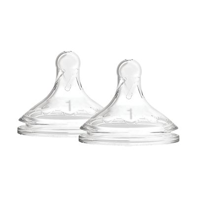 Dr. Brown's Flesspeen Brede Hals Options+ Fase 1 2-Pack