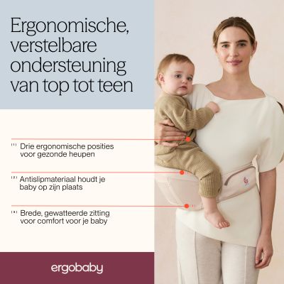 Ergobaby Lift Hip Seat Carrier - Pearl Grey