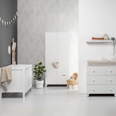 Europe Baby Sarah II Ledikant 60 x 120 cm - Mat Wit