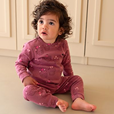 Feetje Chloe Cupcake Premium Pyjama - Maat 68 - Violet Feetje Chloe Cupcake Premium Pyjama - Maat 68 - Violet