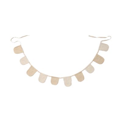 Little Dutch Pure Slinger Met Vlaggetjes - Soft Beige Little Dutch Pure Slinger Met Vlaggetjes - Soft Beige
