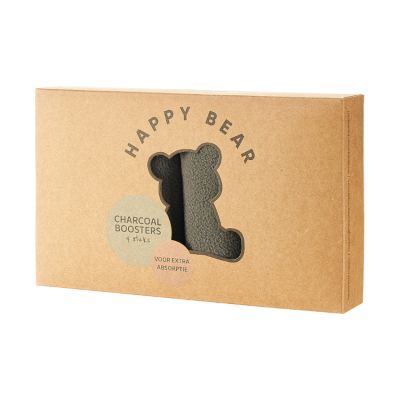 HappyBear Boosters Set Charcoal 4Stuks