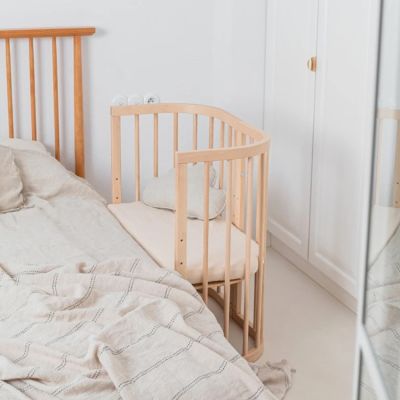 Waldin Co-Sleeper 7-in-1 hoeslaken - 37 x 73 cm - Beige Waldin Co-Sleeper 7-in-1 hoeslaken - 37 x 73 cm - Beige