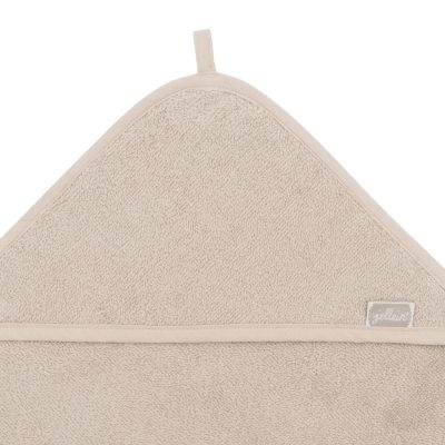 Jollein Badcape Uni - Badstof - 75x75 cm - Nougat