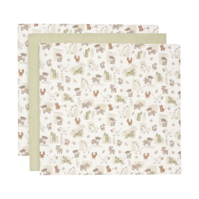 Jollein Hydrofiele Doek Small 70x70 cm 3 Stuks