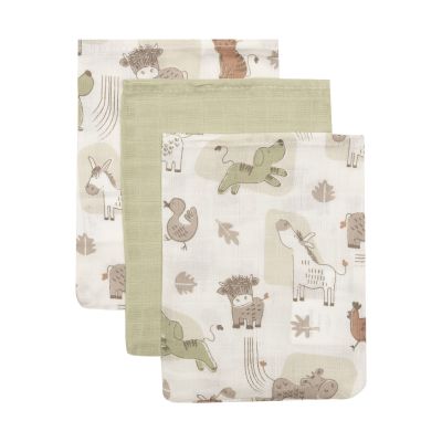Jollein Hydrofiel Washandje - 15x20 cm - 3 Stuks
