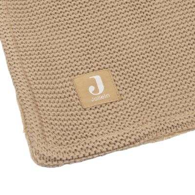 Jollein Basic Knit Wiegdeken - 75 x 100 cm - Fleece - Hazel