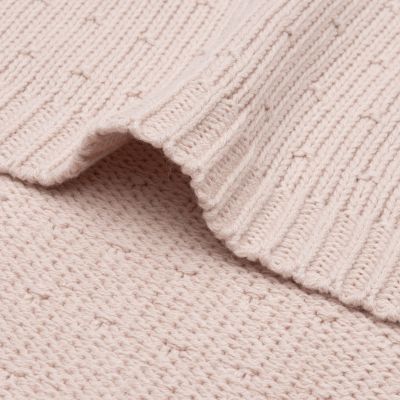 Jollein Ledikantdeken - Sprinkle Knit - 100 x 150 cm - Silk Rose Jollein Ledikantdeken - Sprinkle Knit - 100 x 150 cm - Silk Rose