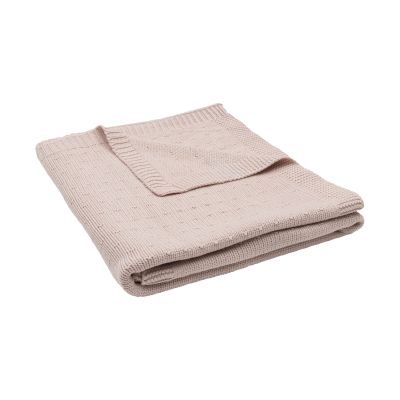 Jollein Ledikantdeken - Sprinkle Knit - 100 x 150 cm - Silk Rose Jollein Ledikantdeken - Sprinkle Knit - 100 x 150 cm - Silk Rose