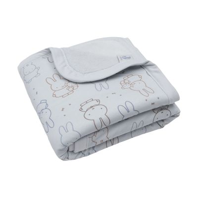 Jollein Miffy Moments Wiegdeken - 75 x 100 cm - Cloudy Blue