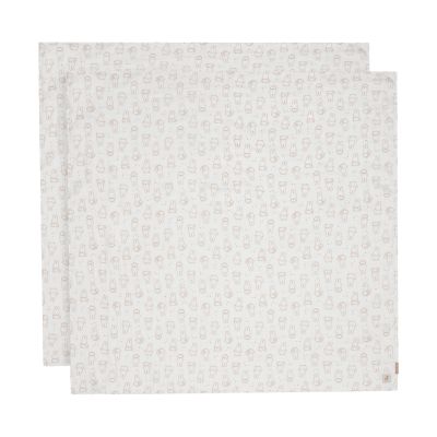Jollein Hydrofiele Doek - Large - 115x115 cm - 2 Stuks