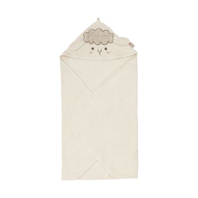 Jollein Sheep Sonny Badcape - 75 x 75 cm - Badstof Jollein Sheep Sonny Badcape - 75 x 75 cm - Badstof