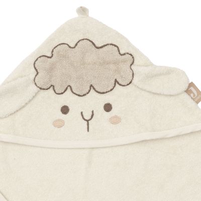 Jollein Sheep Sonny Badcape - 75 x 75 cm - Badstof Jollein Sheep Sonny Badcape - 75 x 75 cm - Badstof