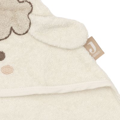 Jollein Sheep Sonny Badcape - 75 x 75 cm - Badstof Jollein Sheep Sonny Badcape - 75 x 75 cm - Badstof
