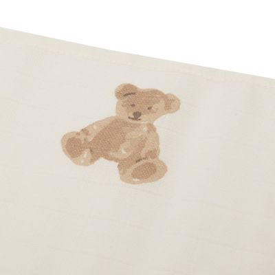 Jollein Multidoek Hydrofiel Teddy Bear 70 x 70 cm 3-pack Jollein Multidoek Hydrofiel Teddy Bear 70 x 70 cm 3-pack