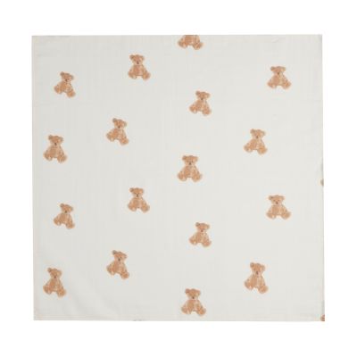 Jollein Multidoek Hydrofiel Teddy Bear 70 x 70 cm 3-pack Jollein Multidoek Hydrofiel Teddy Bear 70 x 70 cm 3-pack