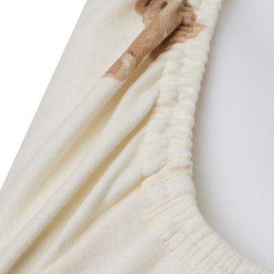 Jollein Aankleedkussenhoes - Jersey - 50 x 70 cm - Teddy Bear Jollein Aankleedkussenhoes - Jersey - 50 x 70 cm - Teddy Bear