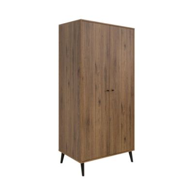 Bopita Ledikant 60x120 - Commode XL - 2 Deurskast - Zara - Walnoot