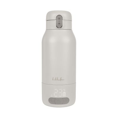 Kikkaboo Draagbare Water- en Melkverwarmer - 500 ml - Beige Kikkaboo Draagbare Water- en Melkverwarmer - 500 ml - Beige