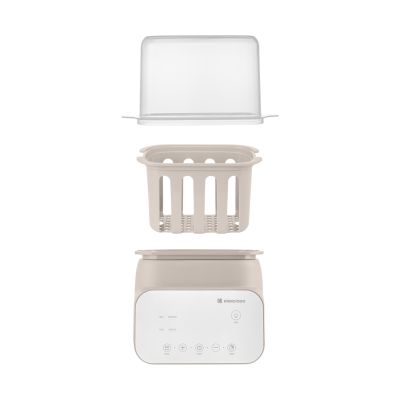 Kikkaboo Handy 4-in-1 Dubbele Flessenwarmer - Beige Kikkaboo Handy 4-in-1 Dubbele Flessenwarmer - Beige