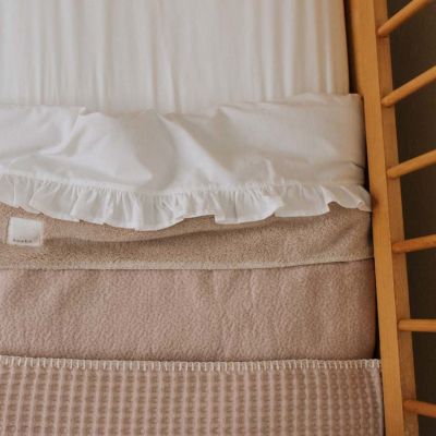 Koeka Ledikantlaken Ruffle Warm White Koeka Ledikantlaken Ruffle Warm White