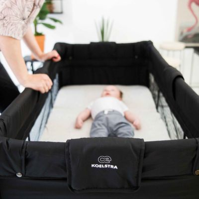 Koelstra Travelsleeper T5 Campingbedje Incl. Verhoger - Zwart Koelstra Travelsleeper T5 Campingbedje Incl. Verhoger - Zwart