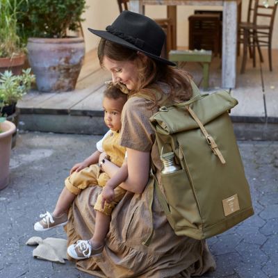 Lässig Rolltop Up Rugzak - Olive