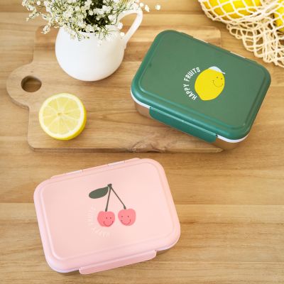 Lässig Happy Fruits Lunchbox RVS - Lemon Lässig Happy Fruits Lunchbox RVS - Lemon