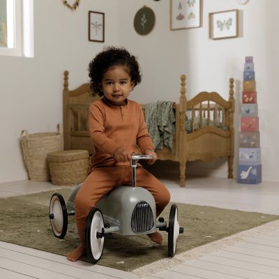Little Dutch Retro Loopauto Olive Little Dutch Retro Loopauto Olive